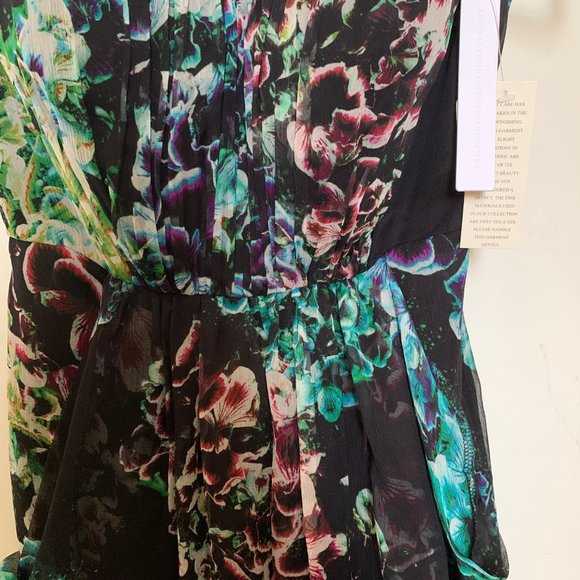 NWT Twelfth Street by Cynthia Vincent Silk Cocktail Mini Dress - Picture 6 of 9